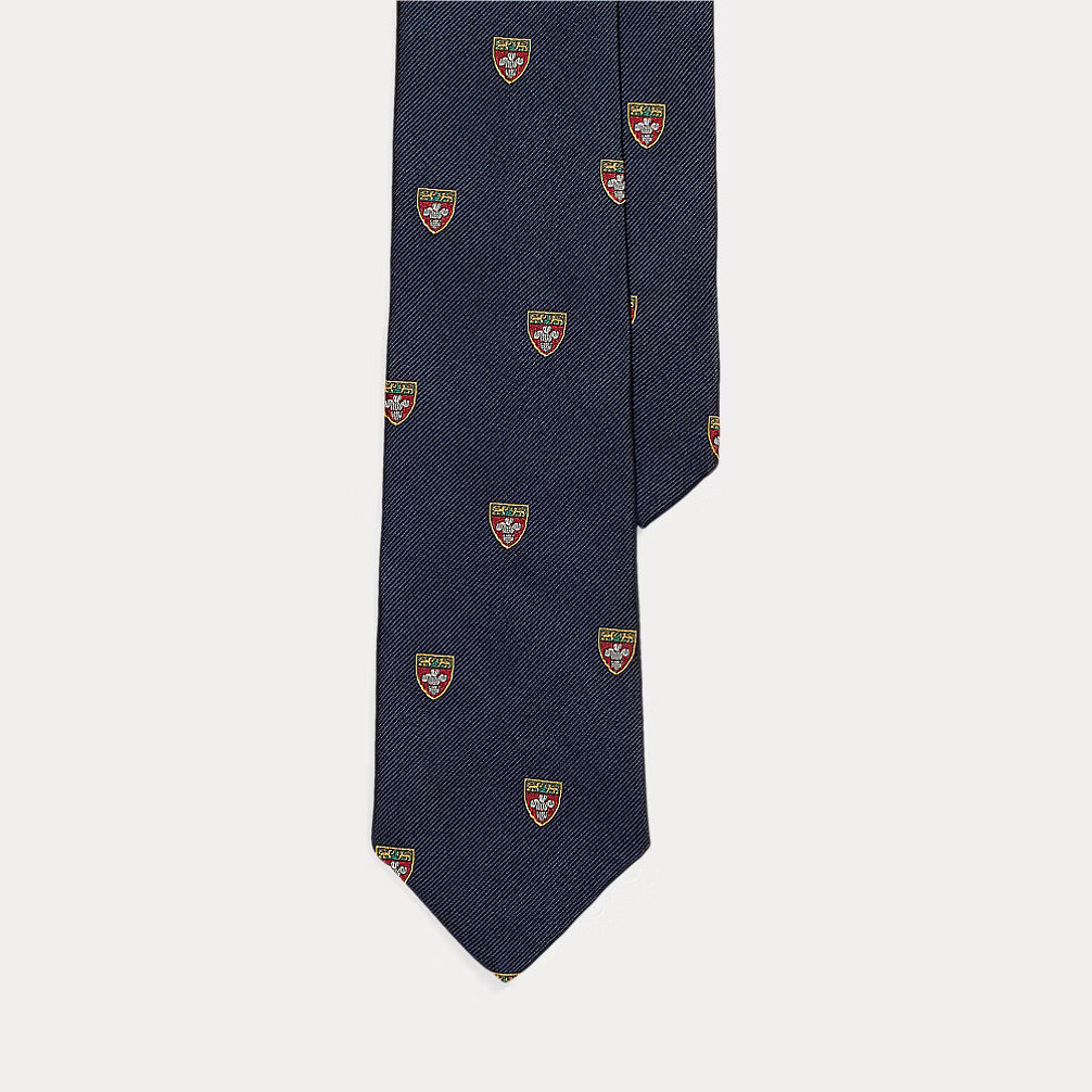 Ralph Lauren Silk Repp Club Tie | Navy