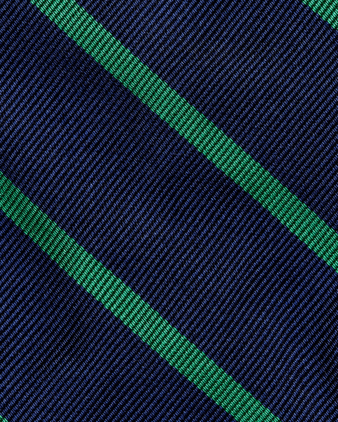 Ralph Lauren Striped Silk Repp Tie | Navy/Green