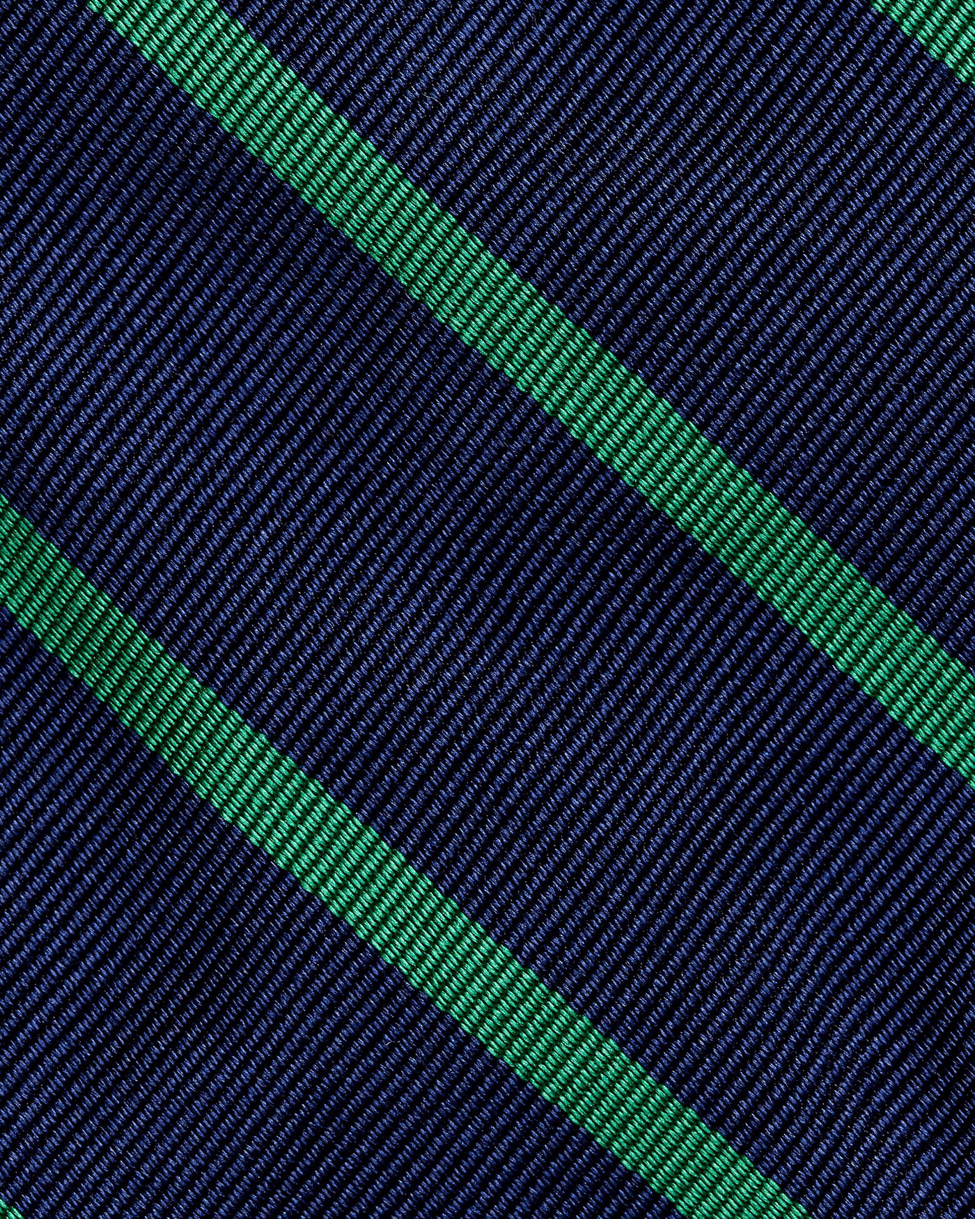 Ralph Lauren Striped Silk Repp Tie | Navy/Green