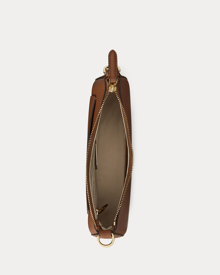 Lauren Ralph Lauren Crosshatch Leather Medium Danni Bag | Lauren Tan