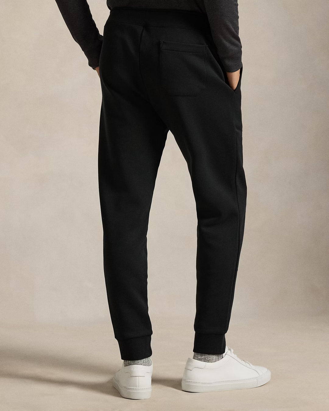 Ralph Lauren Double-Knit Jogging Bottoms | Black