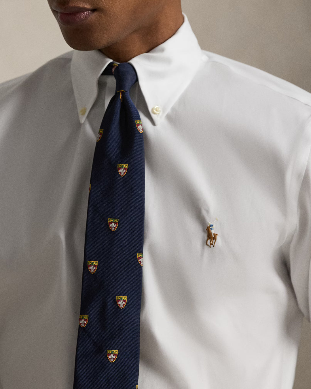 Ralph Lauren Custom Fit Oxford Shirt | White
