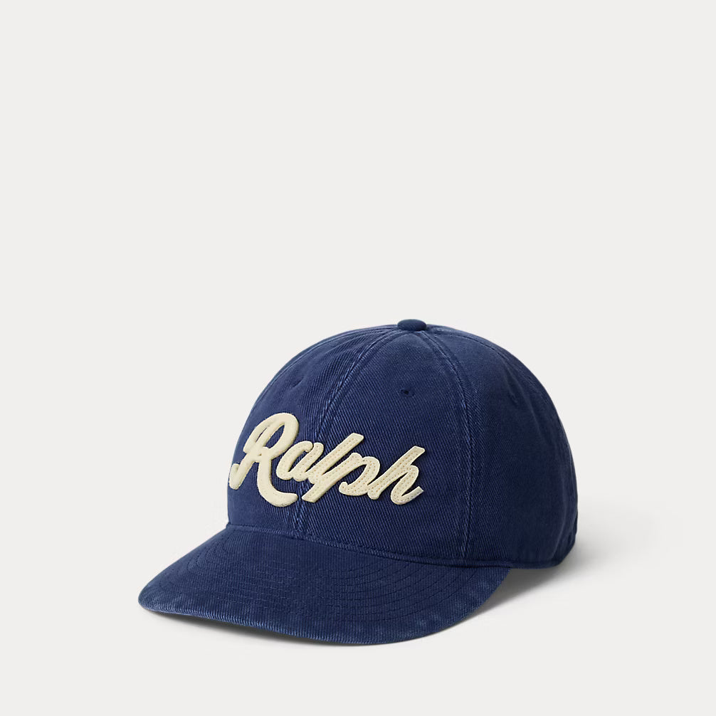 Ralph Lauren The Ralph Logo Twill Ball Cap | Newport Navy