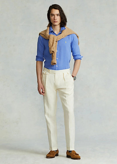 Ralph Lauren Linen Shirt | Harbor Blue