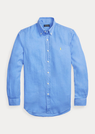 Ralph Lauren Linen Shirt | Harbor Blue