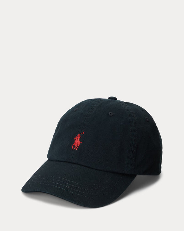 Ralph Lauren The Iconic Cotton Chino Ball Cap | Black