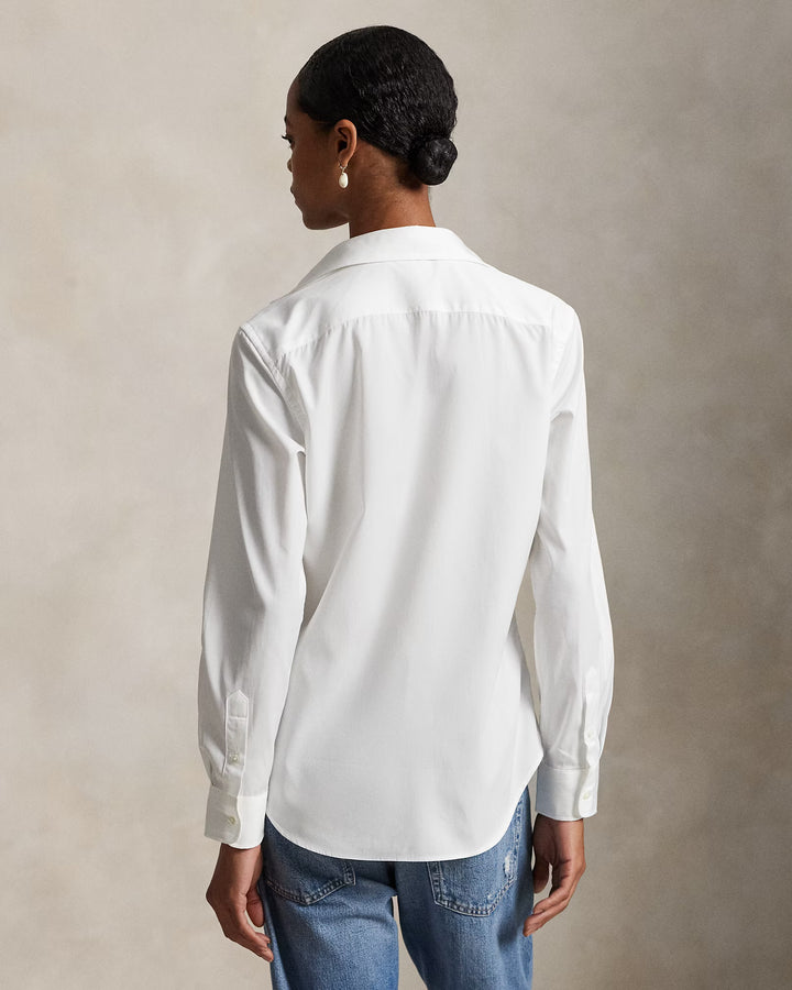Ralph Lauren Slim Fit Cotton Shirt | White