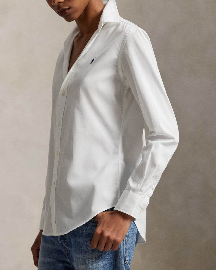 Ralph Lauren Slim Fit Cotton Shirt | White