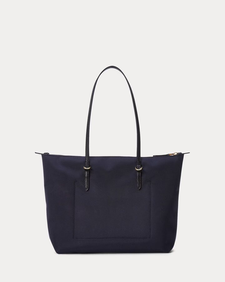 Lauren Ralph Lauren Medium Keaton Nylon Tote Bag | Refined Navy