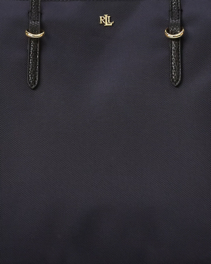 Lauren Ralph Lauren Medium Keaton Nylon Tote Bag | Refined Navy