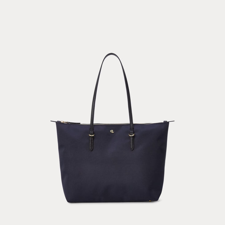 Lauren Ralph Lauren Medium Keaton Nylon Tote Bag | Refined Navy
