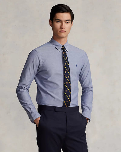 Ralph Lauren Custom Fit Stretch Oxford Shirt | Navy