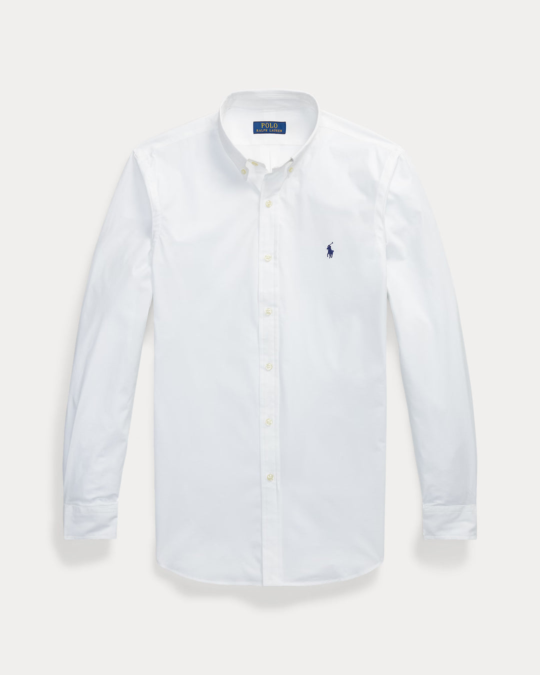 Ralph Lauren Slim Fit Stretch Poplin Shirt | White
