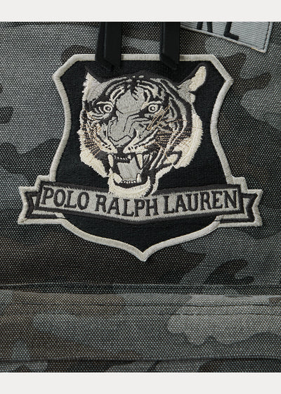 Ralph Lauren Tiger Camo Κανβάς Τσάντα Πλάτης | Γκρι Κάμο