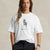 Ralph Lauren Relaxed Fit T-Shirt με Μεγάλο Πόνυ | Λευκό