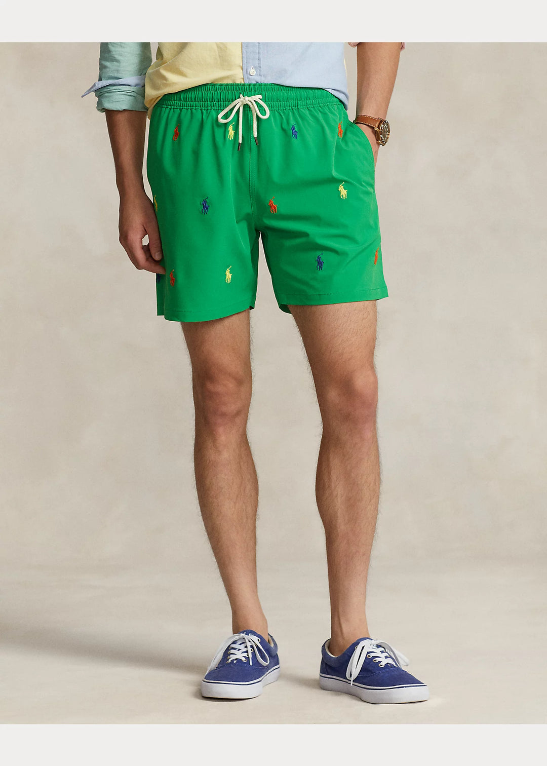 Ralph Lauren Polo Μαγιό με Πόνυ | Πράσινο