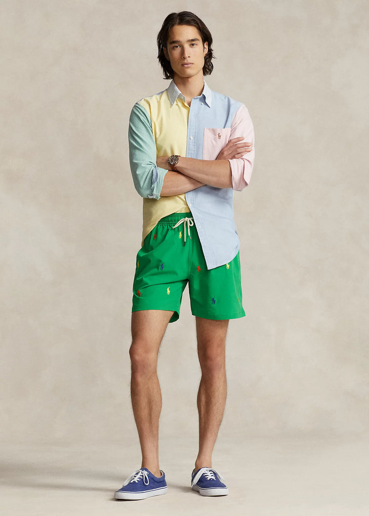 Ralph Lauren Polo Μαγιό με Πόνυ | Πράσινο