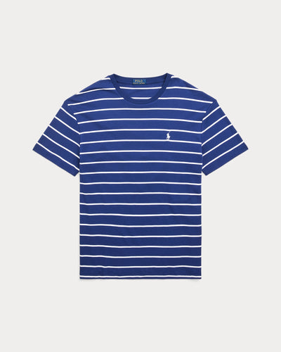 Ralph Lauren T-Shirt από Μαλακό Βαμβάκι Κλασικής Γραμμής | Μπλε/Λευκό