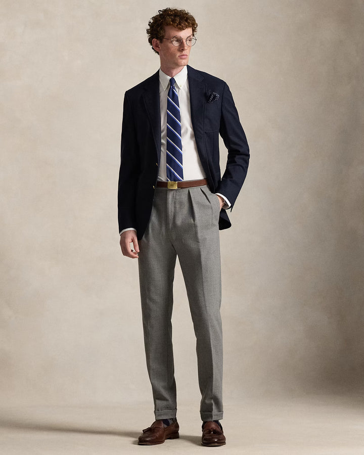 Ralph Lauren Custom Fit Stretch Poplin Shirt | White