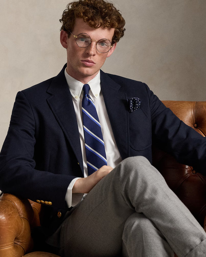 Ralph Lauren Custom Fit Stretch Poplin Shirt | White