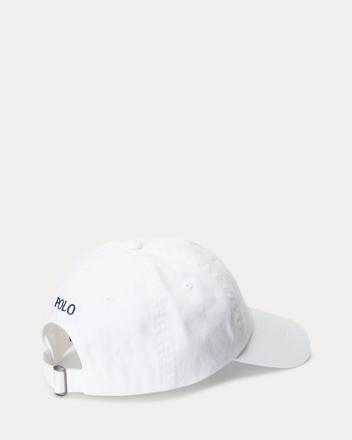 Ralph Lauren The Iconic Cotton Chino Ball Cap | White