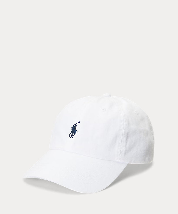Ralph Lauren The Iconic Cotton Chino Ball Cap | White