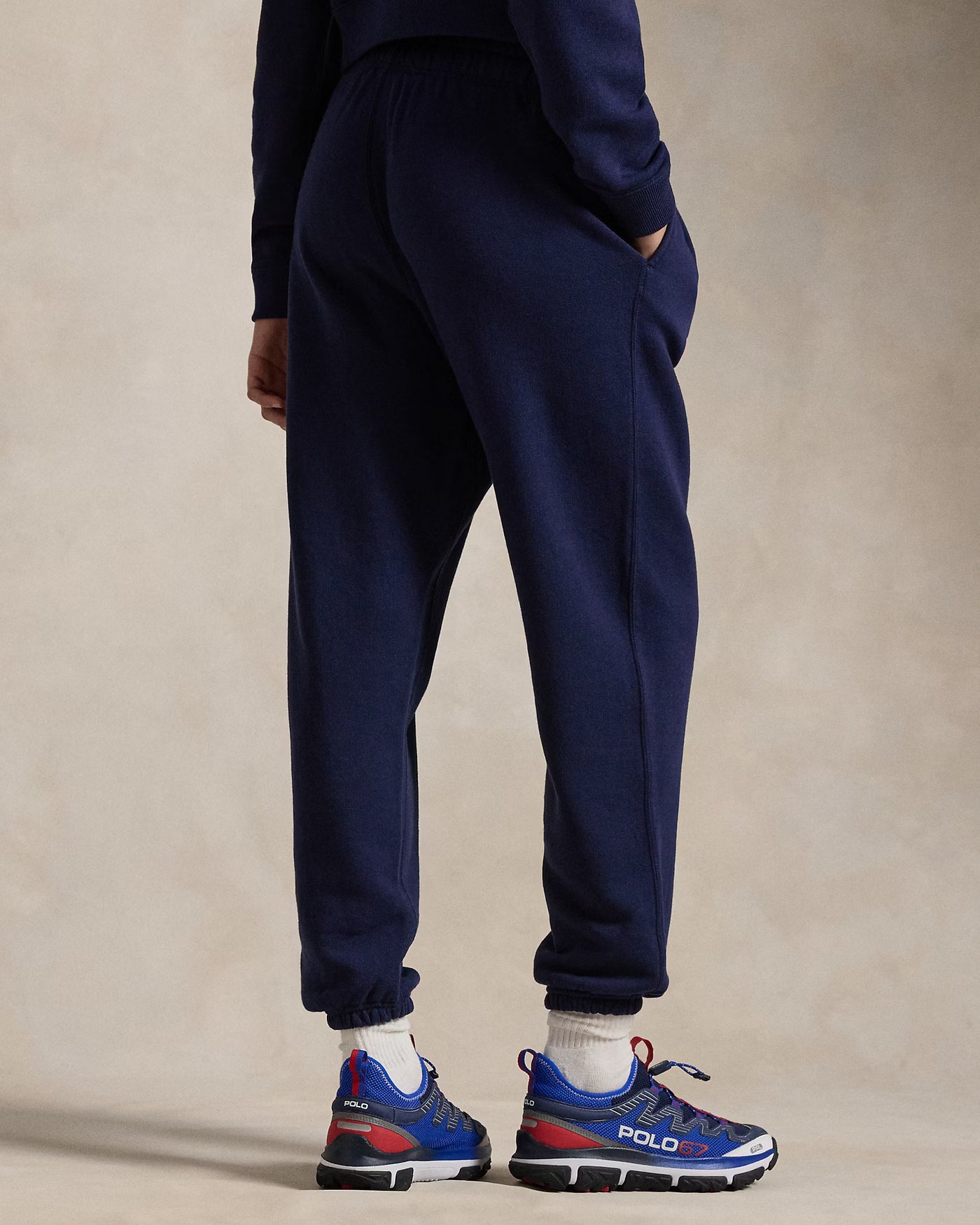 Ralph Lauren Lightweight Fleece Athletic Trouser | Cruise Navy