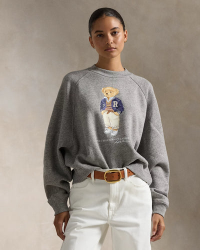 Ralph Lauren Polo Bear Oversize Φλις Φούτερ | Γκρι