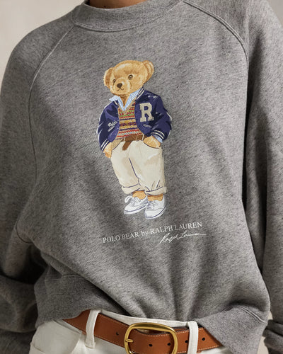 Ralph Lauren Polo Bear Oversize Φλις Φούτερ | Γκρι