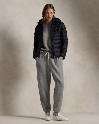 Ralph Lauren Water-Resistant Packable Hooded Jacket | Black