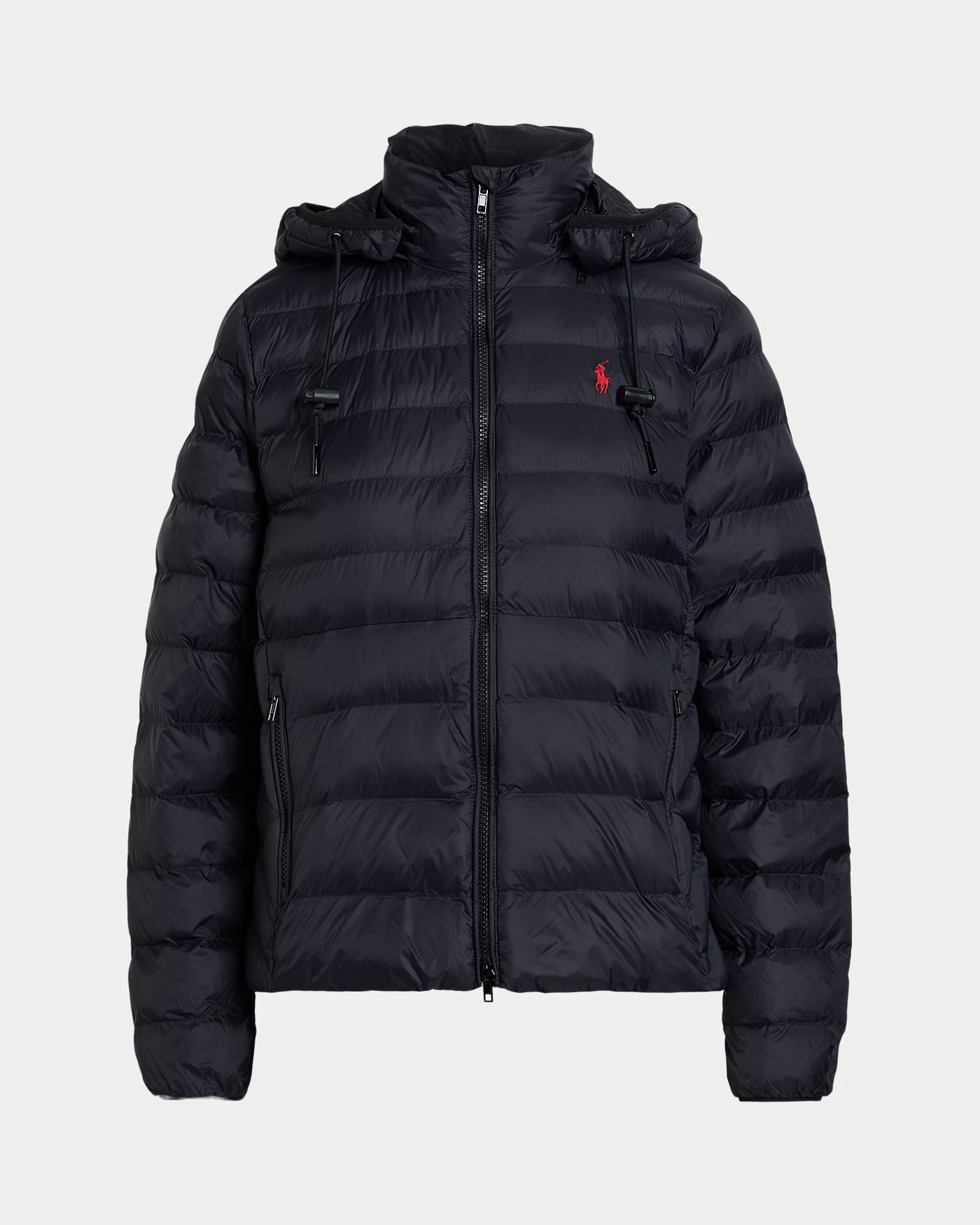 Ralph Lauren Water-Resistant Packable Hooded Jacket | Black