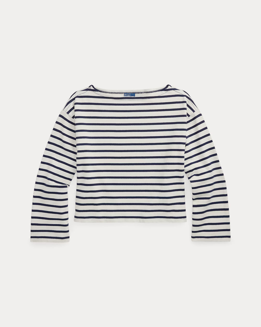 Ralph Lauren Striped Boatneck Mariner Women's T-Shirt | Navy/White