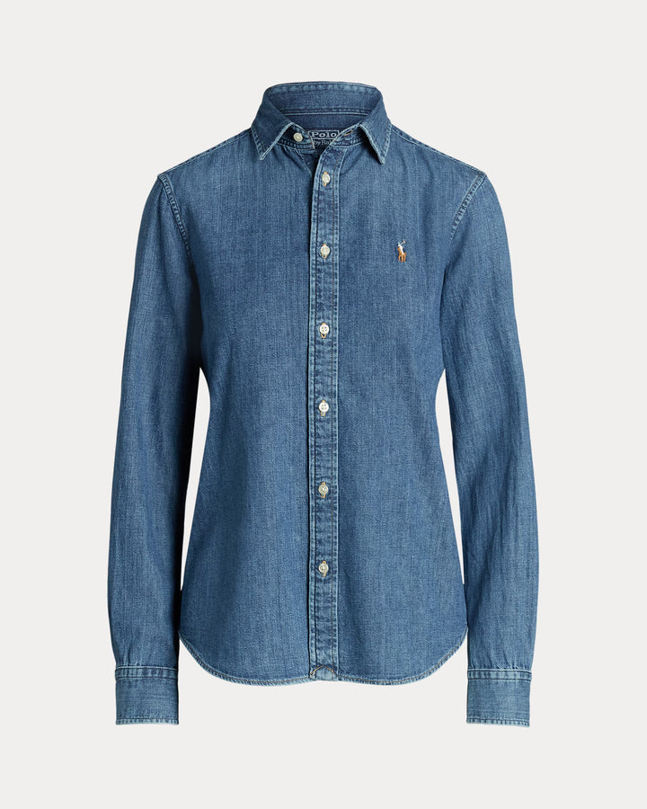 Ralph Lauren Slim Fit Denim Women's Shirt | Merced Wash