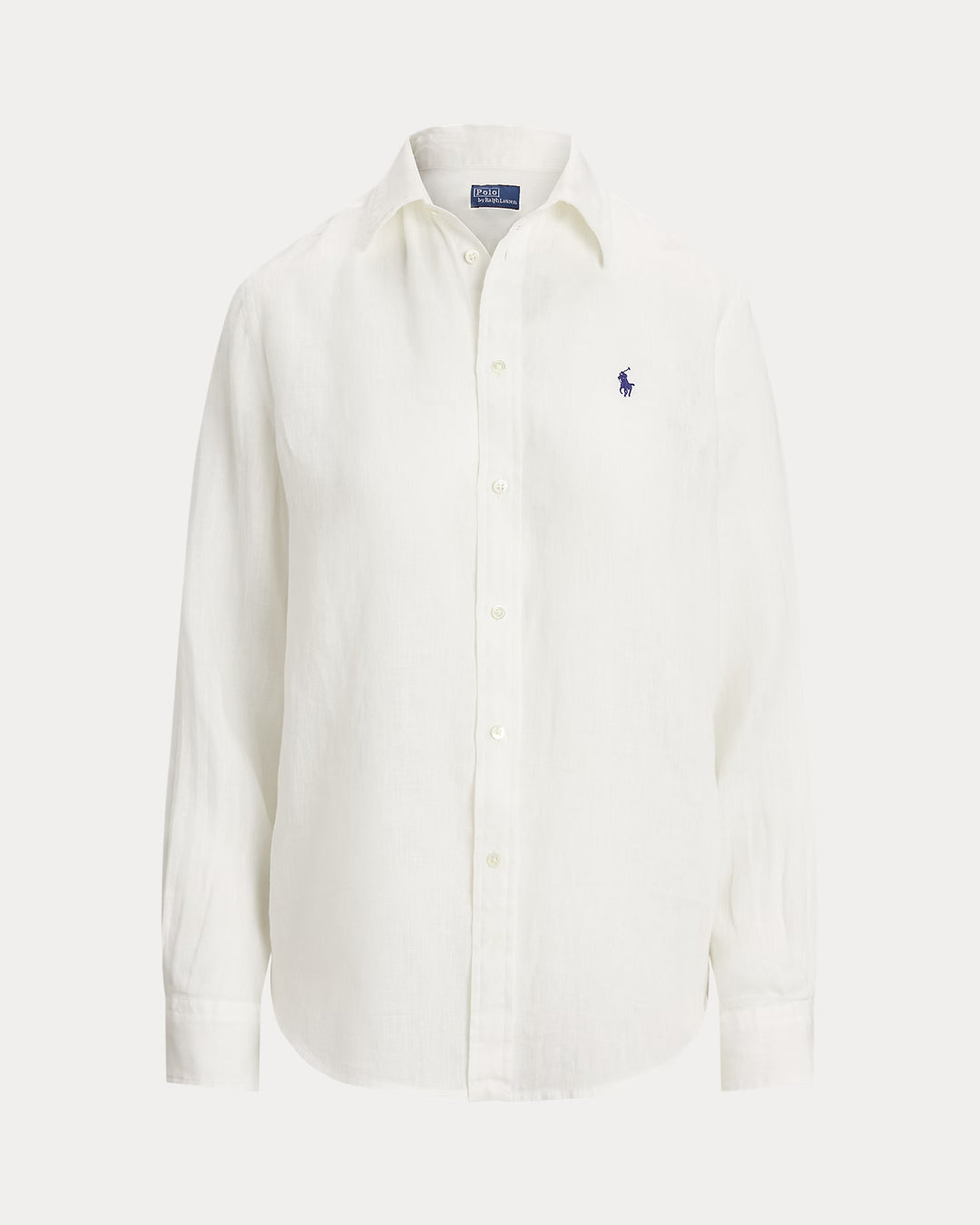 Ralph Lauren Classic Fit Linen Women's Shirt | White