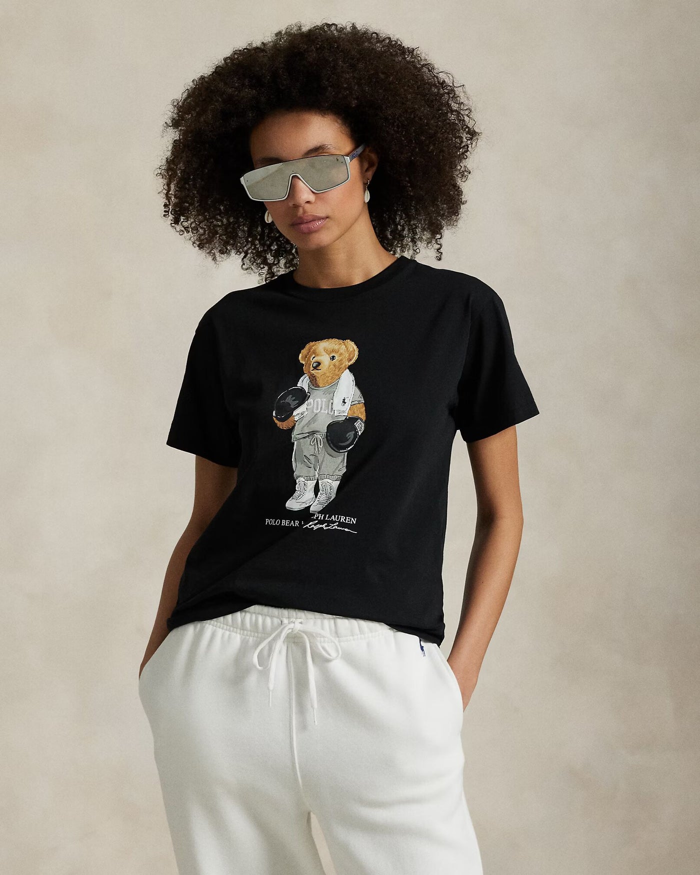 Ralph Lauren Polo Bear Cotton Jersey T-Shirt | Black