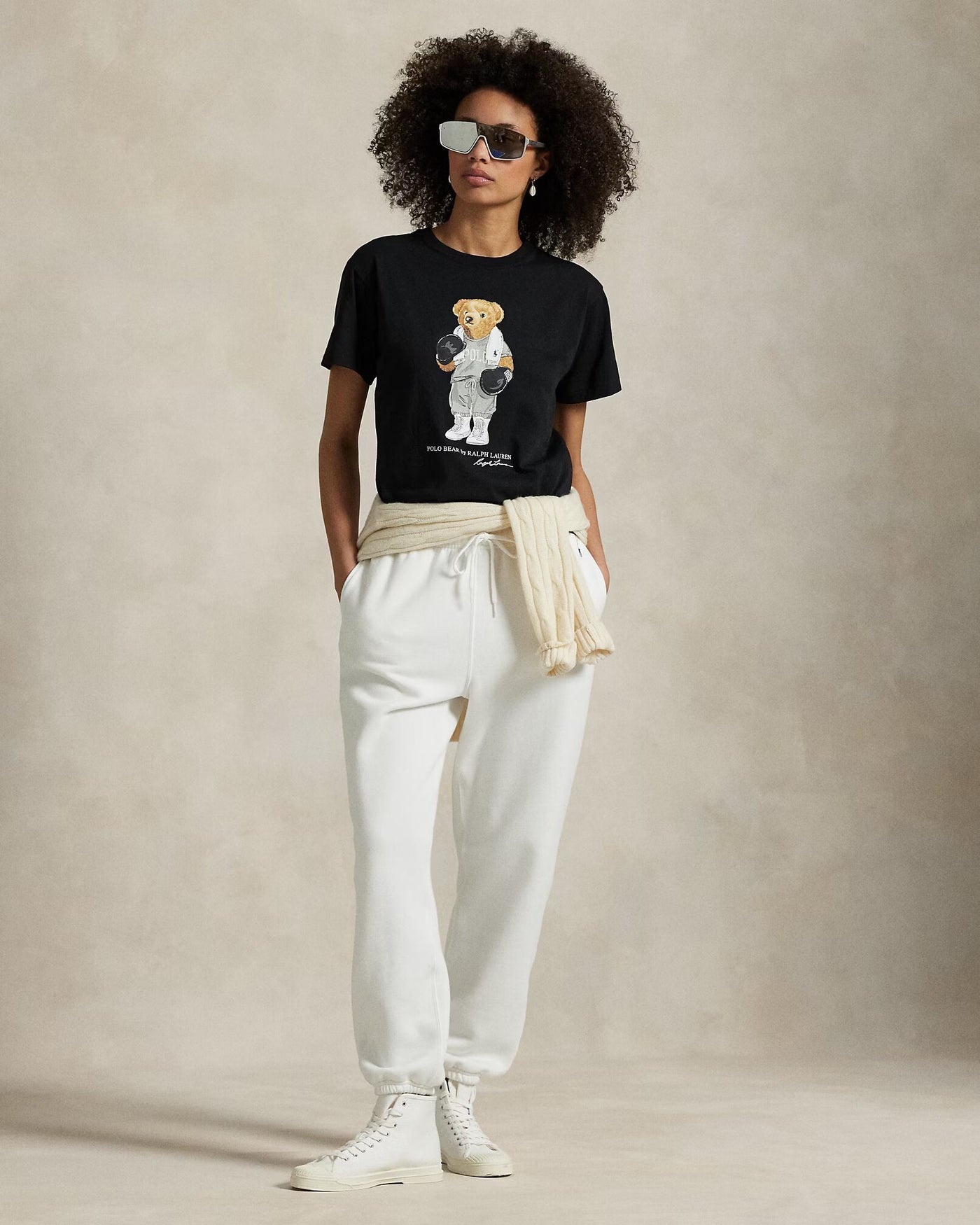 Ralph Lauren Polo Bear Cotton Jersey T-Shirt | Black
