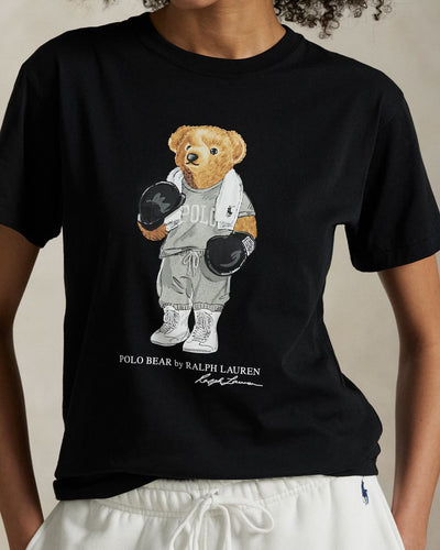 Ralph Lauren Polo Bear Cotton Jersey T-Shirt | Black