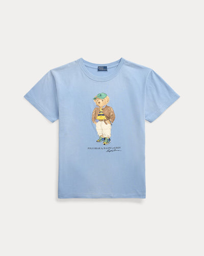 Ralph Lauren Polo Bear Cotton Jersey T-Shirt | Chambray Blue