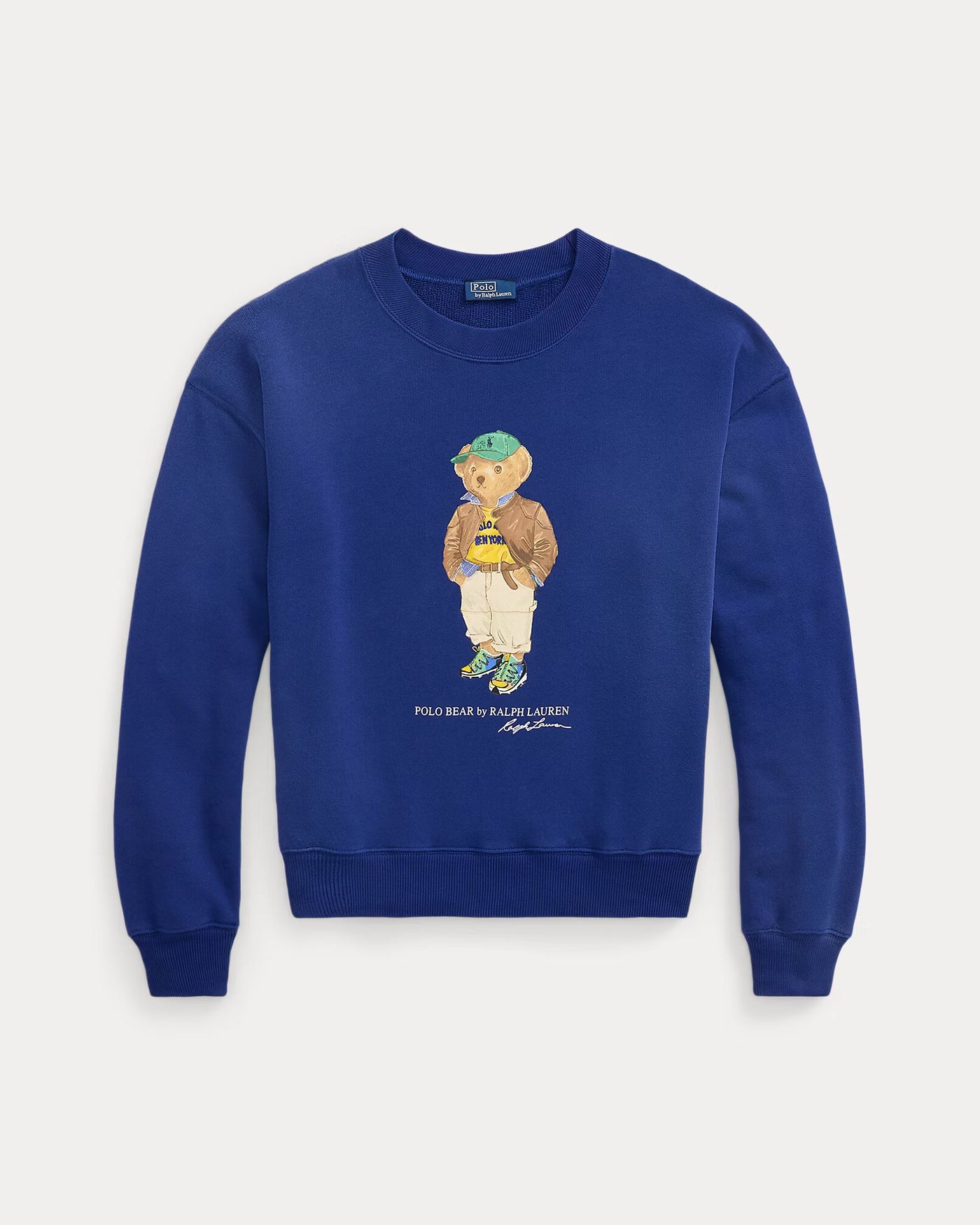 Ralph Lauren Polo Bear Lightweight Fleece Crewneck | Blue Yacht