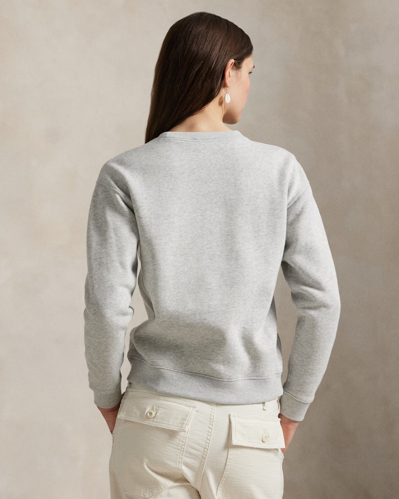 Ralph Lauren Polo Bear Fleece Crewneck | Light Grey