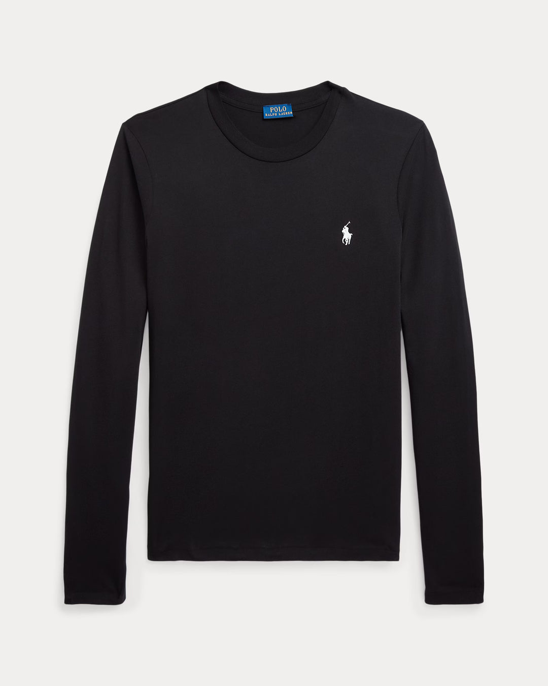 Ralph Lauren Classic Fit Jersey Long-Sleeve Tee | Black