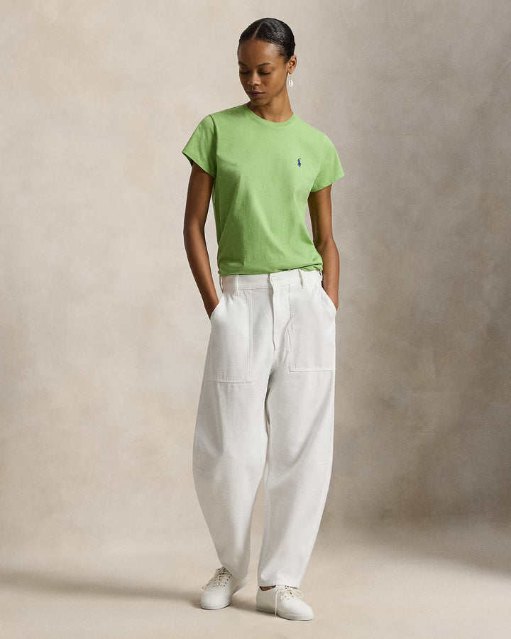 Ralph Lauren Classic Fit Cotton Jersey Women's Crewneck Tee | Parakeet Green