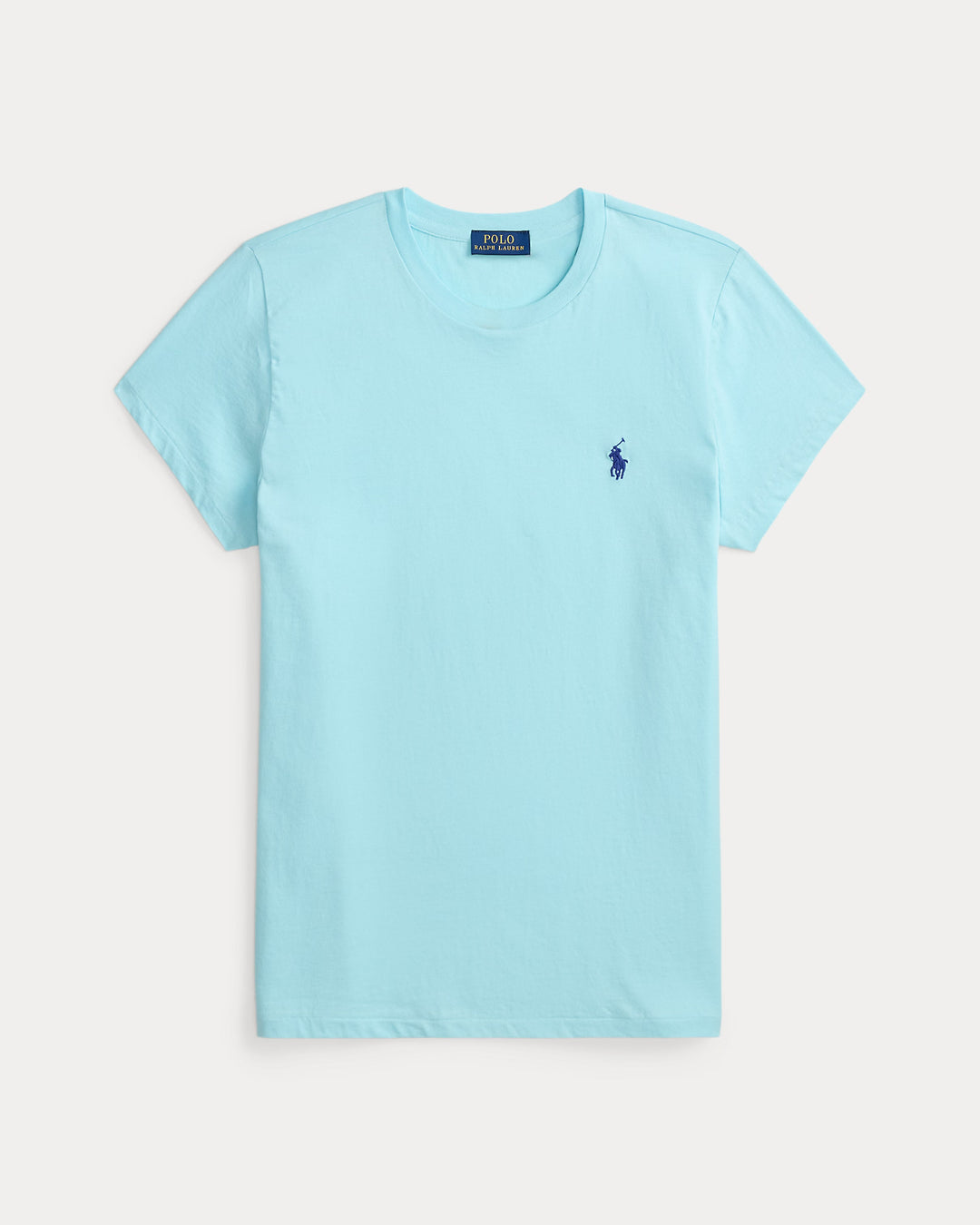Ralph Lauren Classic Fit Cotton Jersey Women's Crewneck Tee | Turquoise Nova