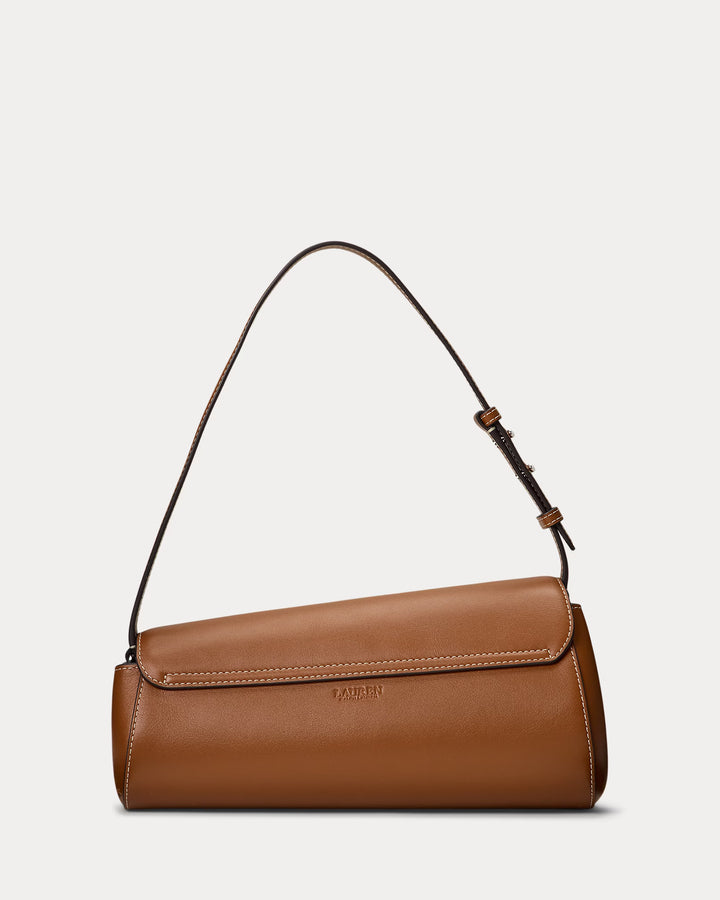 Lauren Ralph Lauren Leather Medium Tasha East-West Bag | Tan