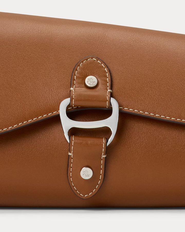 Lauren Ralph Lauren Leather Medium Tasha East-West Bag | Tan
