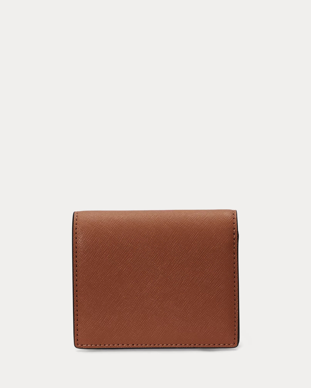 Lauren Ralph Lauren Crosshatch Leather Compact Wallet | Lauren Tan