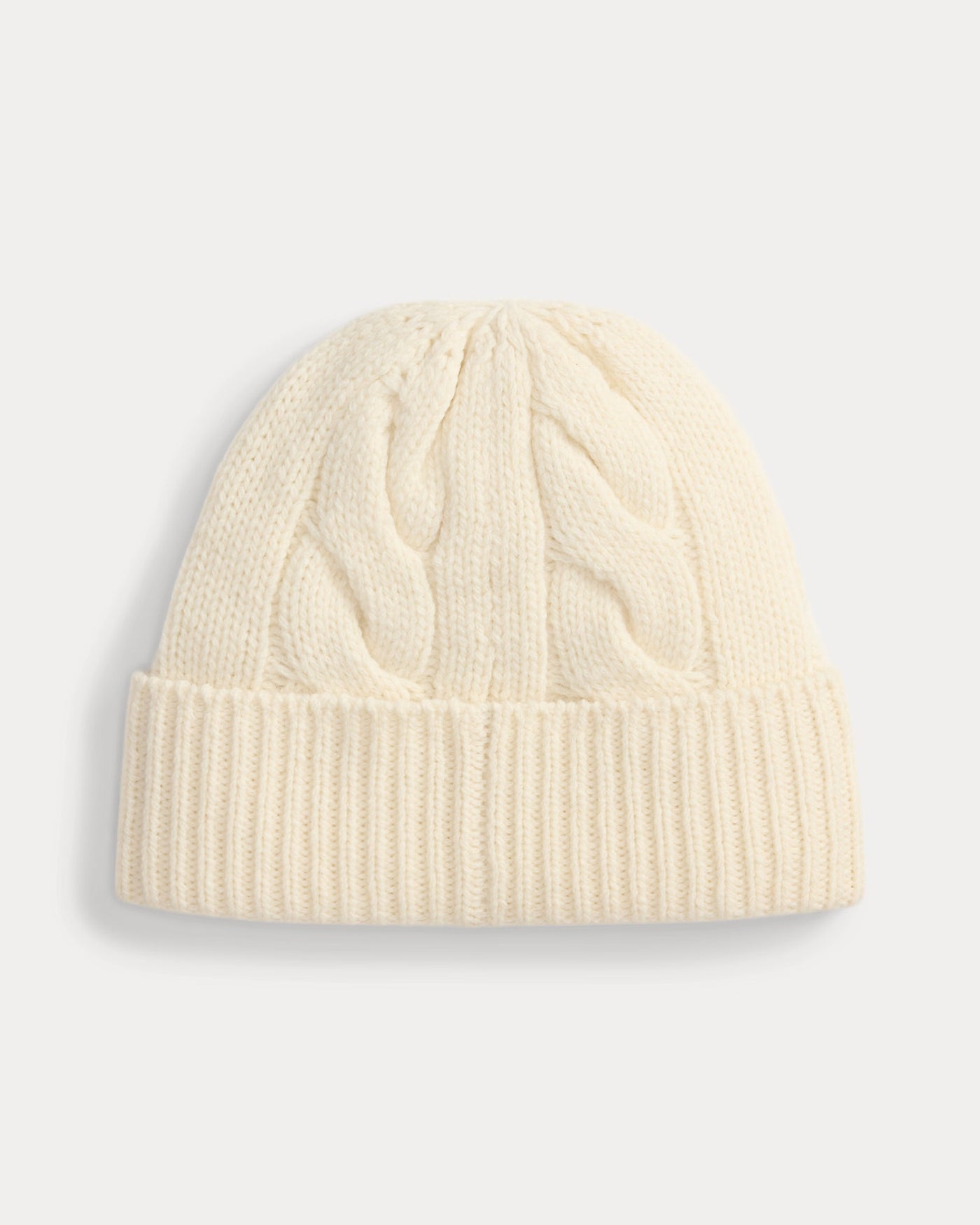 Ralph Lauren Polo Bear Cable Wool-Blend Beanie | Cream
