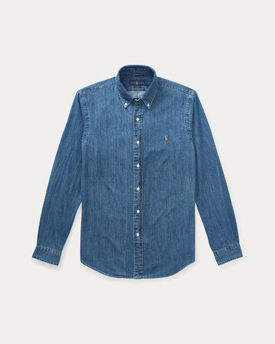 Ralph Lauren Slim Fit Oxford Shirt | Denim