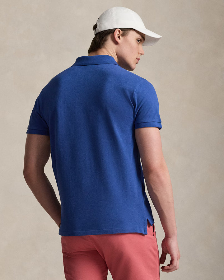 Ralph Lauren The Iconic Mesh Polo Shirt | Dusty Azure