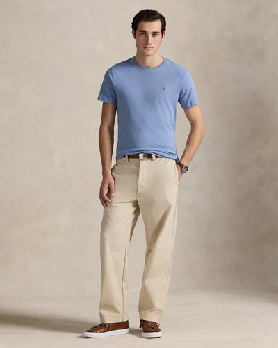 Ralph Lauren Custom Slim Fit Soft Cotton T-Shirt | Channel Blue